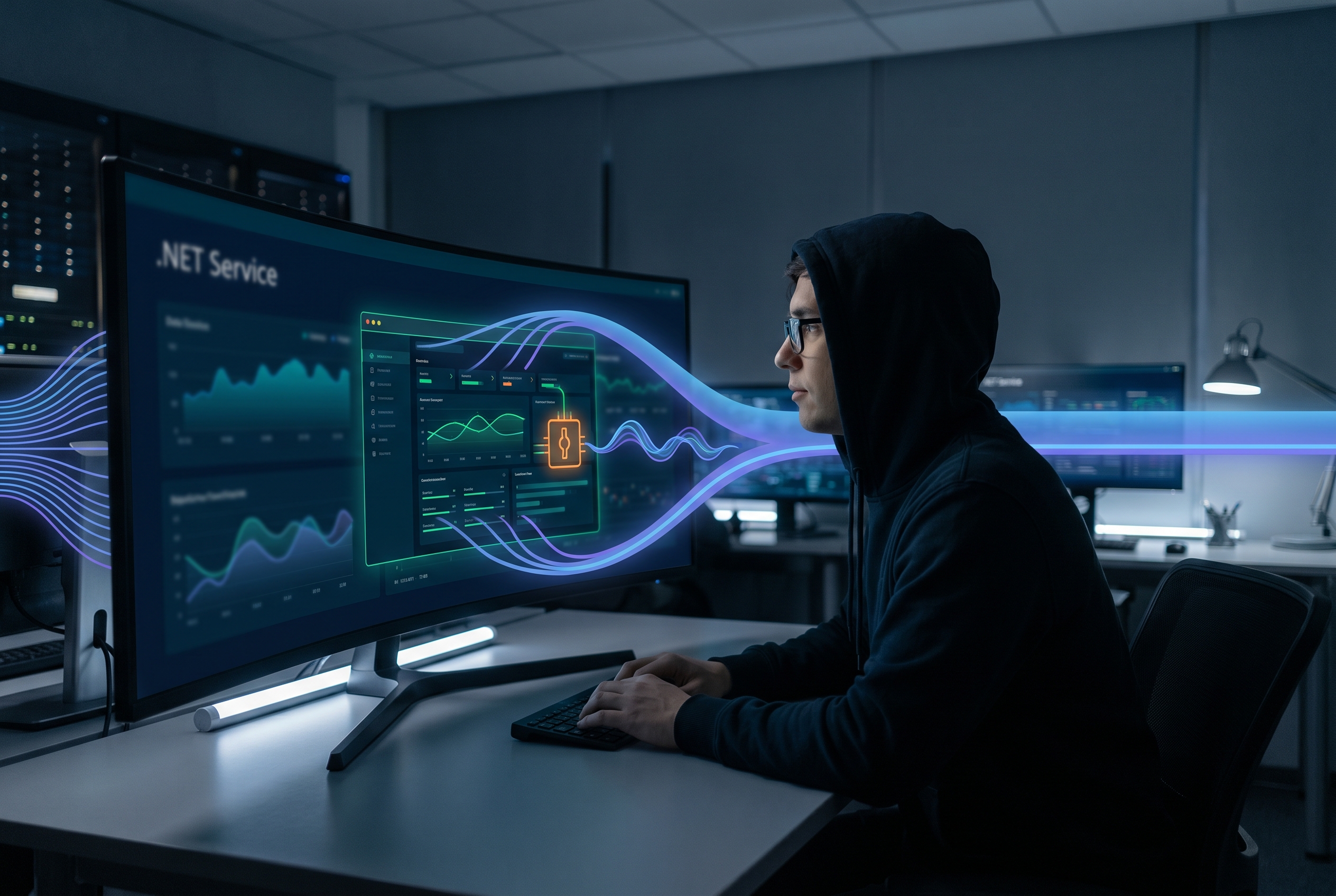 Visual metaphor of calm retries and resilient .NET HTTP traffic