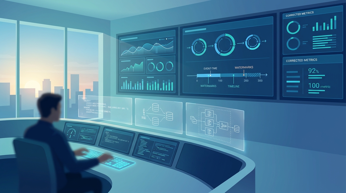 The Late Event That Rewrote Friday: A Data Science Playbook for Watermarks, Incremental dbt Models, and Safe MERGE Backfills