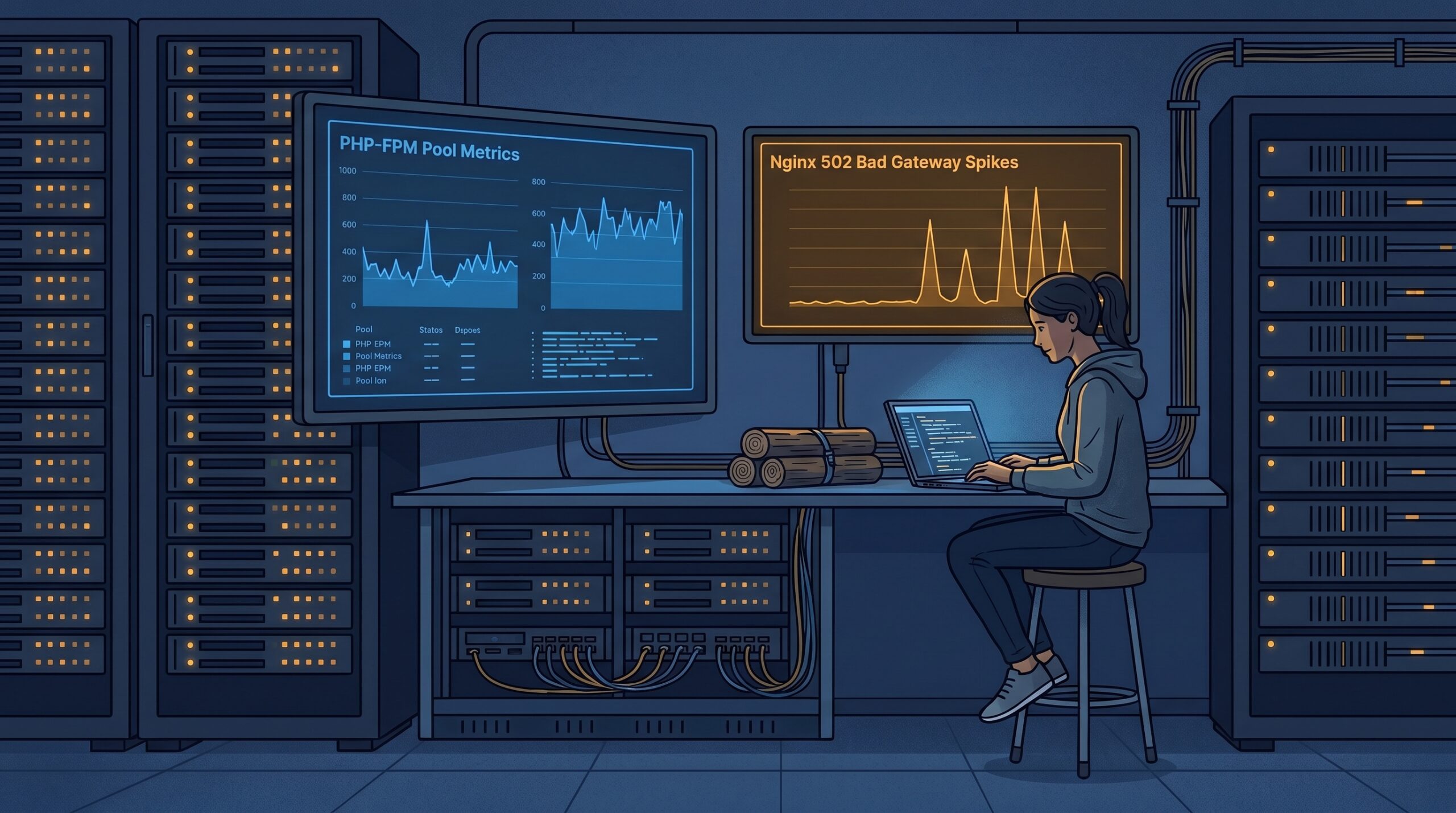 The 502 Wave at 9:12 AM: A 2026 PHP-FPM Runbook for Pool Sizing, Slowlog Triage, and Safe Worker Recycling