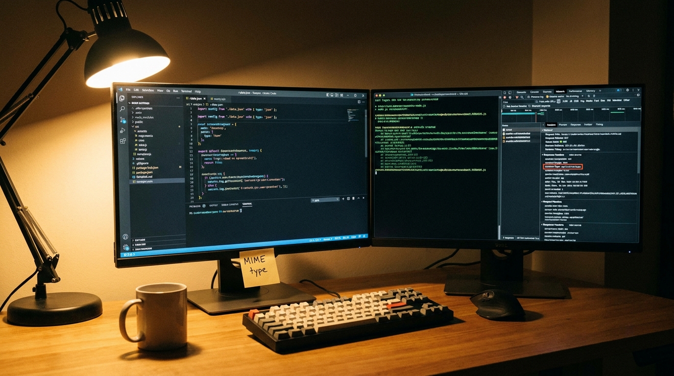 JavaScript import attributes and JSON modules in browsers and Node.js